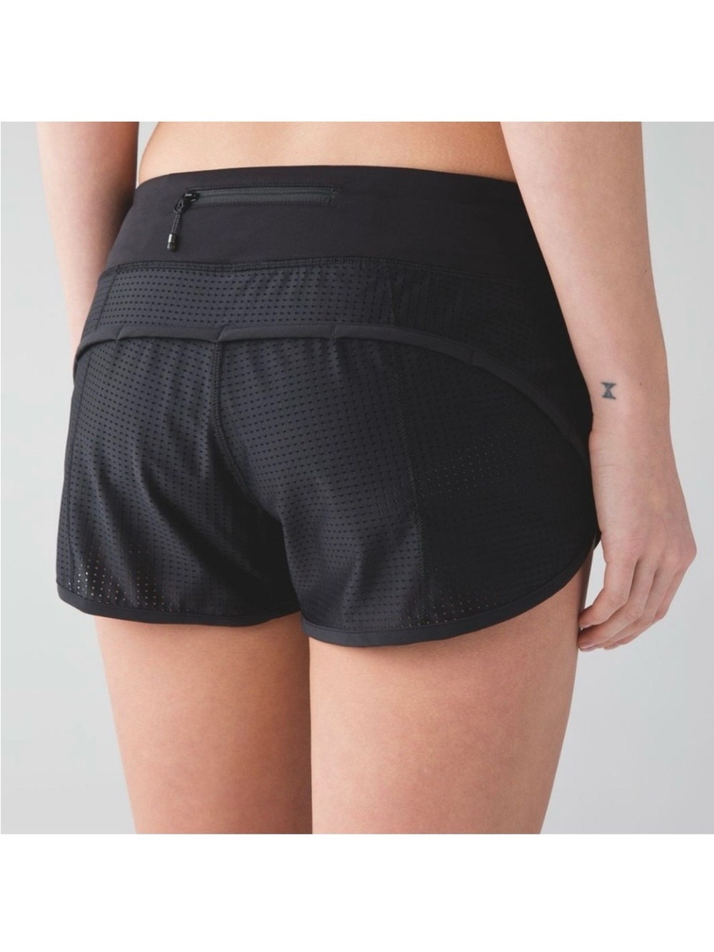 Women's lululemon Black Performance Speed Up Running Shorts